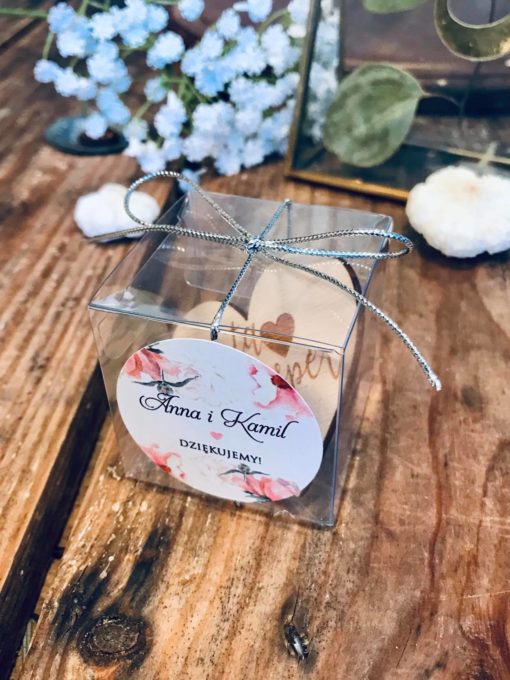 pudeleczko przezroczyste sznureczek