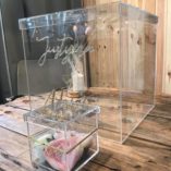 KOMPLET akrylowy kuferek LUX2